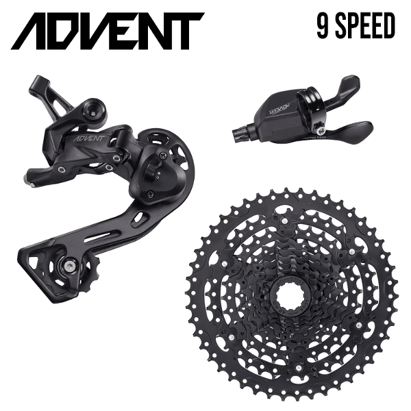 MICROSHIFT Groupset - ADVENT MTB 1x9 Speed 11-42T - SL-M8195-R Xpress Trigger