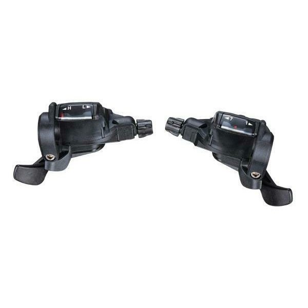 MICROSHIFT Thumb Tap Shifter - TS38 - 3x7 Speed - Pair Shimano Mountain