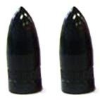 MISSILE Valve Cap - Black 2 Pack