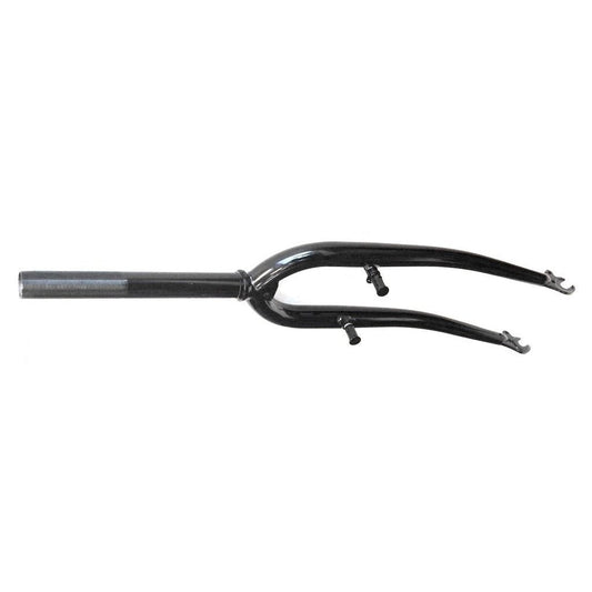 MTB Steel Fork with Pivots - 26", Threaded 100mm, 1.1/8" - BLACK