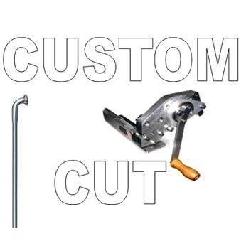 Mach1 Silver J Hook Spoke - Custom Cut to Size 13G/14G for Electric Hub