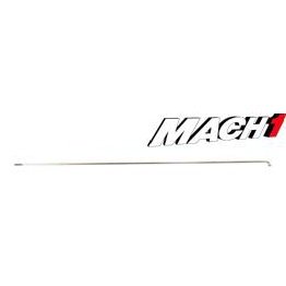 Mach1 Stainless Steel Spokes - 263mm, 14 Gauge, J Hook, SILVER