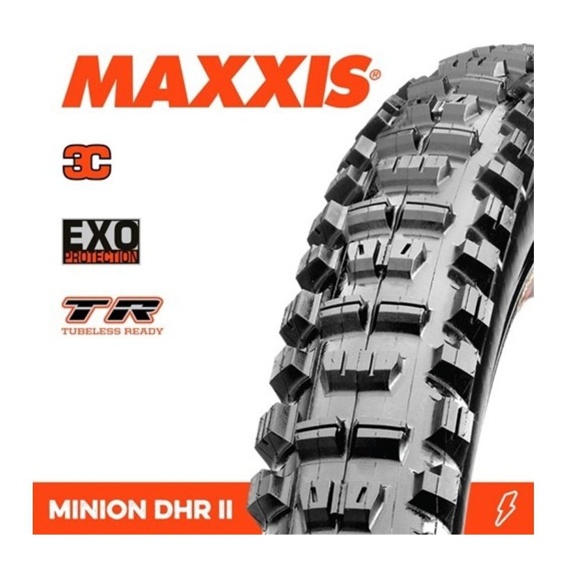 Maxxis MINION DHR II 29 X 2.40 WT Folding 60TPI EXO TR Tanwall