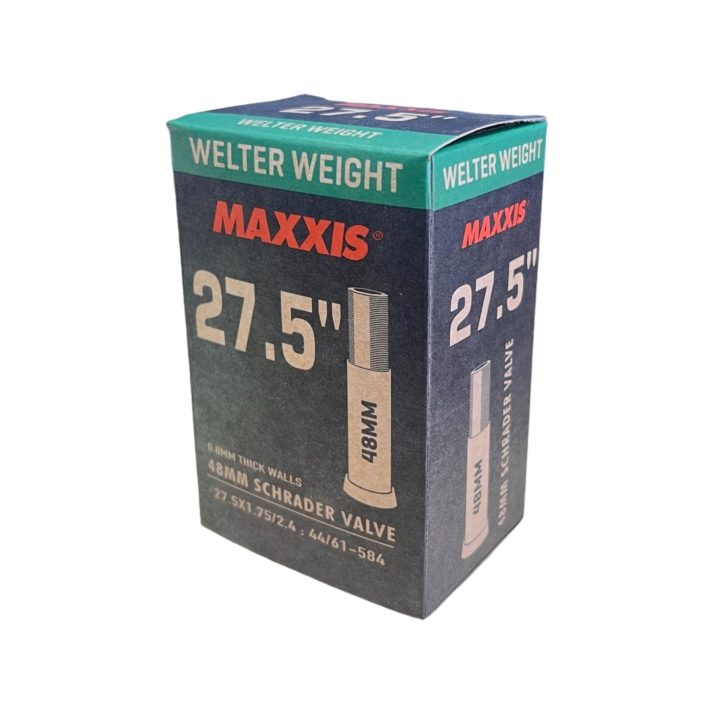 Maxxis Welter Weight 27.5 X 1.50 - 2.40 Bicycle Tube Schrader Valve 48MM