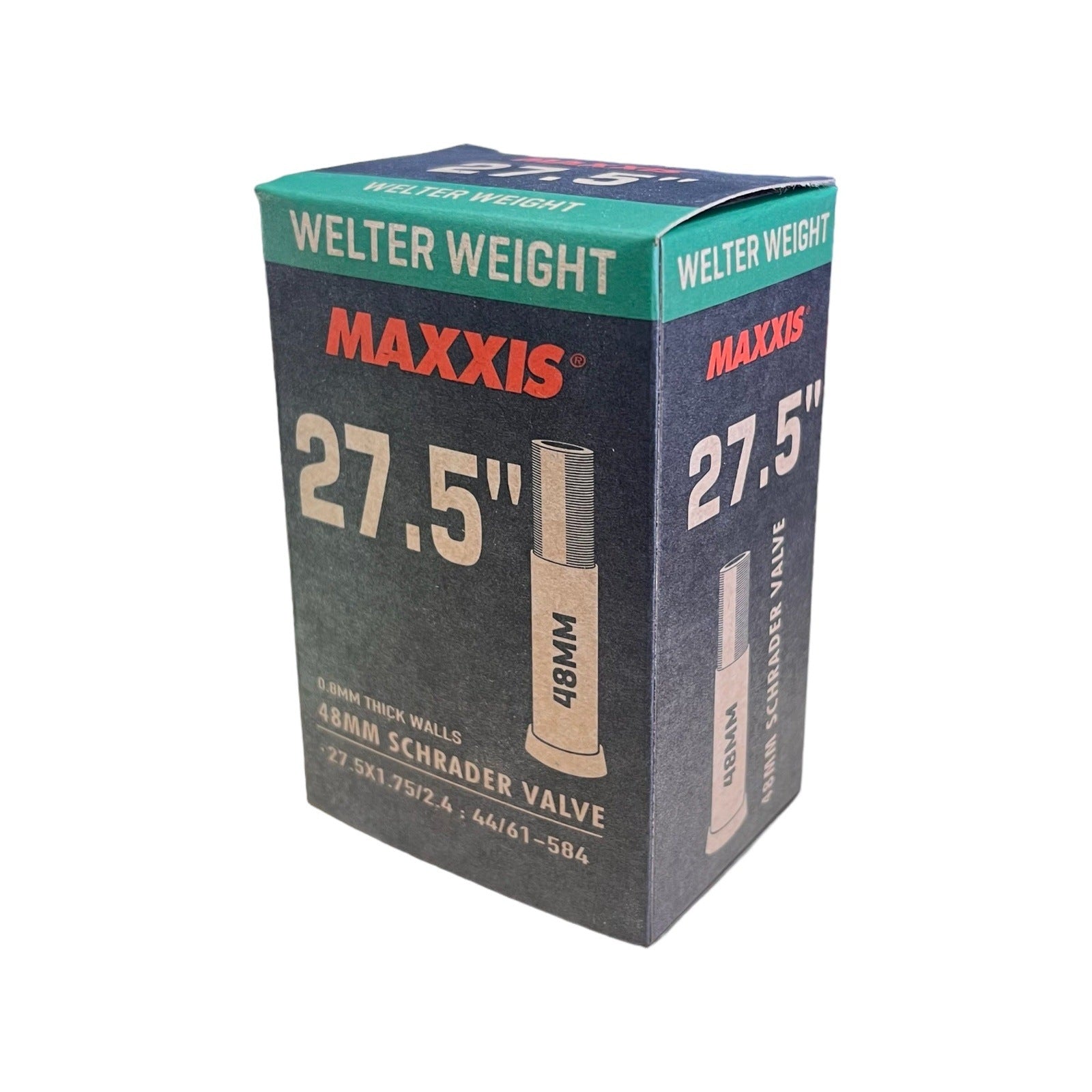 Maxxis Welter Weight 27.5 X 1.50 - 2.40 Bicycle Tube Schrader Valve 48MM