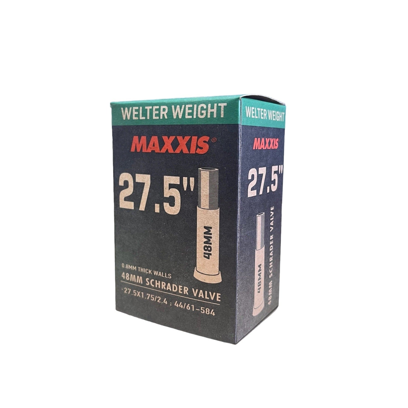 Maxxis Welter Weight 27.5 X 1.50 - 2.40 Bicycle Tube Schrader Valve 48MM