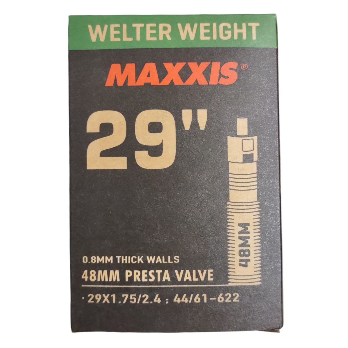 Maxxis Welter Weight 29 x 1.75 - 2.40 Presta Valve Tube Welter Weight PV 48mm