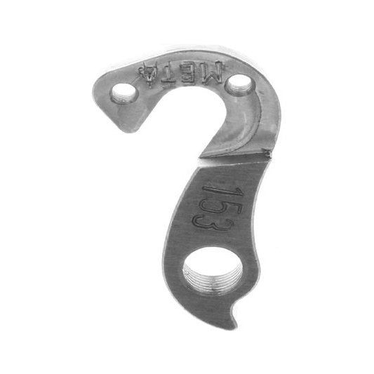Meta CNC BULLS 153 CNC Derailleur Hanger - Aviation Aluminum, Silver