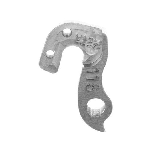 Meta CNC CERVELO 116 CNC Derailleur Hanger - Aviation Aluminum, Silver
