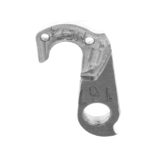 Meta CNC CERVELO 167 CNC Derailleur Hanger - Aviation Aluminum, Silver