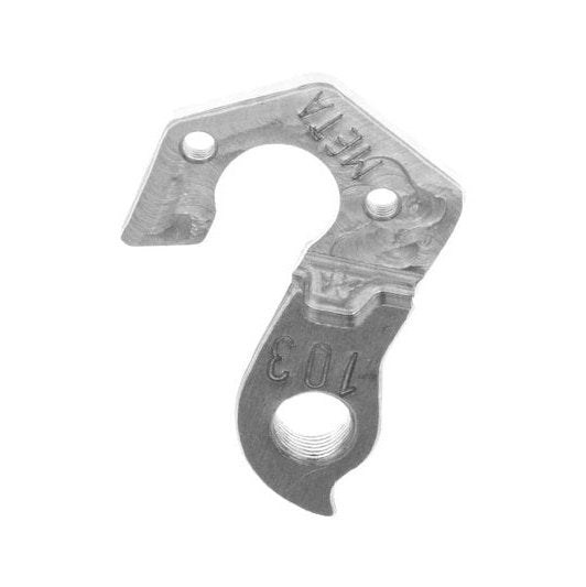 Meta CNC DECATHLON 103 CNC Derailleur Hanger - 6061 T651 Aluminum, Silver