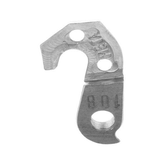 Meta CNC KHS Derailleur Hanger 108 - 6061 T651 Aluminum, CNC Machined, Silver