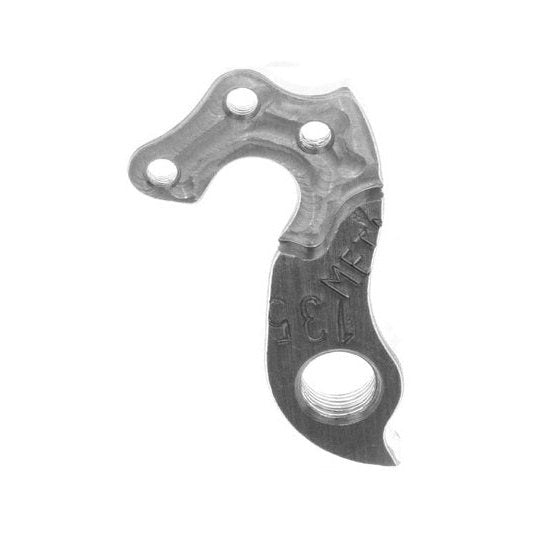 Meta CNC KUOTA Derailleur Hanger 135 - 6061 T651 Aluminum, CNC Machined, Silver