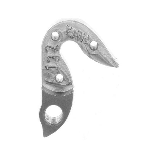 Meta CNC MERIDA 132 CNC Derailleur Hanger - 6061 T651 Aluminum, Silver, Carbon