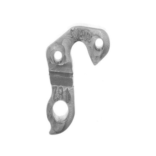 Meta CNC Ridley Derailleur Hanger 182 - Aluminum, CNC Machined, Silver