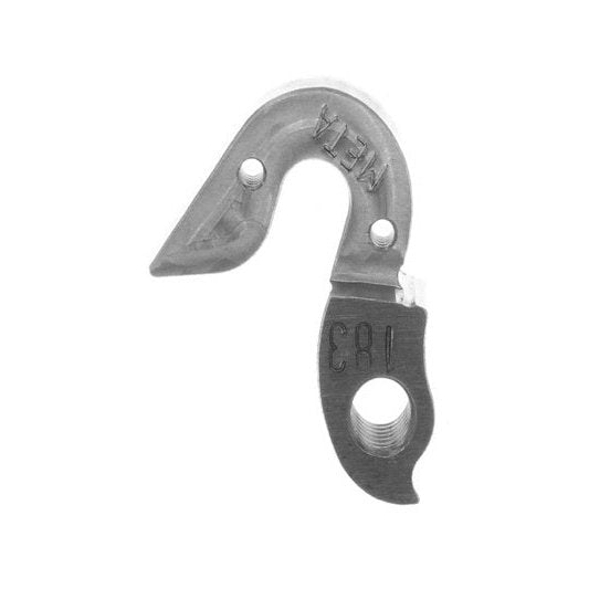 Meta CNC Ridley Derailleur Hanger 183 - Aluminum, CNC Machined, Silver