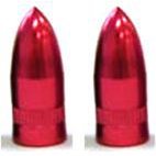 Missile Valve Cap Red 2pce