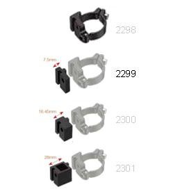 MrControl Extension Clamp for Front Derailleur - 7.5mm - 34.9mm - M6 x 23 Bolt