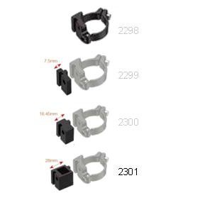 MrControl Front Derailleur Clamp Extension - 28mm, 34.9mm, M6 x 40 Bolt