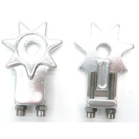 MrControl Silver Chain Adjuster for 3/8" Axle - Pair