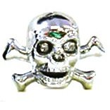 NZ-KULO Skull Valve Cap - Silver