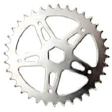 OPC 12" Bike Chain Ring - 1/2 x 1/8 x 28T Steel with 21.4mm HEX Hole