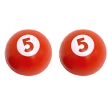 Orange Valve Cap #5 - 2 Pack