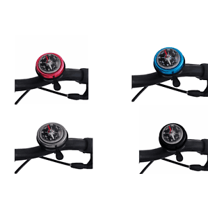 Oxford Compass Bell - Red Bicycle Alarm