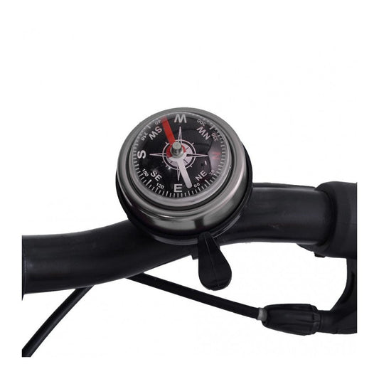 Oxford Compass Bell - Silver Bicycle Accessory