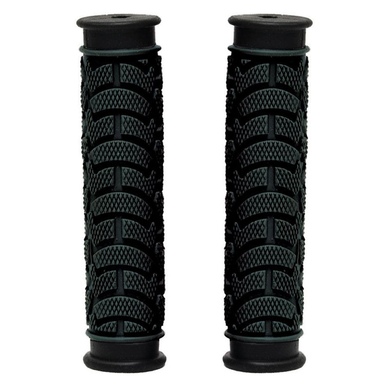 Oxford Dual Density MTB Grips - Closed End, 130mm Black