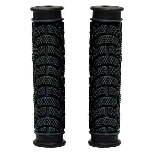 Oxford Dual Density MTB Grips - Closed End, 130mm Black