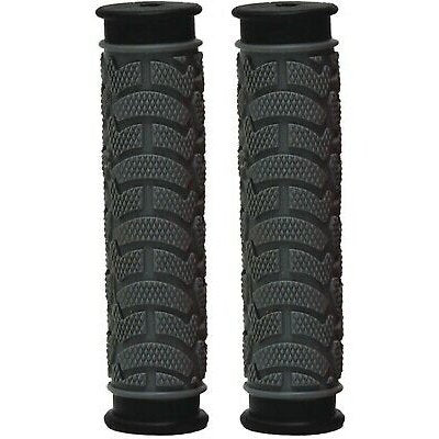 Oxford Dual Density MTB Grips - Closed End, 130mm Grey