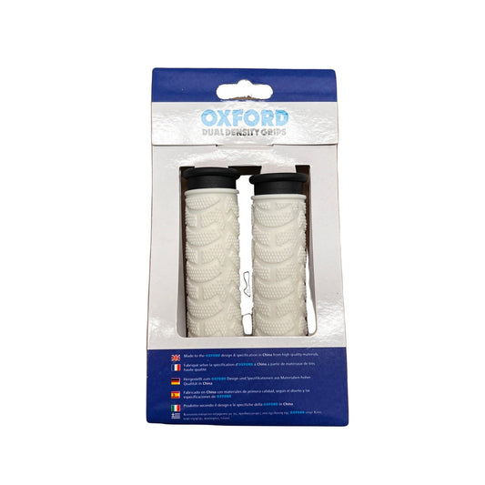 Oxford Dual Density MTB Grips HG49W - White