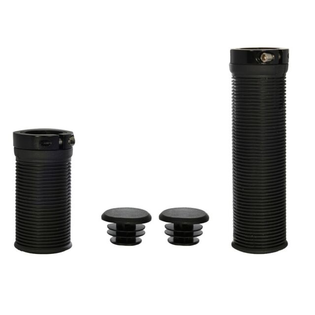 Oxford Lock-On Grip-Shift Grips - Alloy Clamp, Black