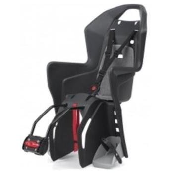 POLISPORT Koolah Baby Seat - Frame Mount for 26"-29" Bikes with 3-Point Harness & Security Belt