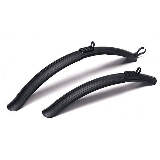 PP Mudguard Set for 24"-26" Bikes - Front & Rear, Black