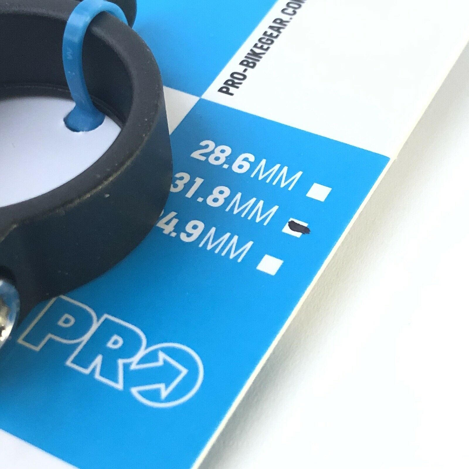 PRO 31.8mm Seat Post Clamp Quick Release Alloy Black Saddle Bike Frame Lever