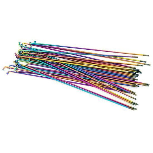 Pillar Ti Rainbow Spoke - Custom Cut Stainless Steel