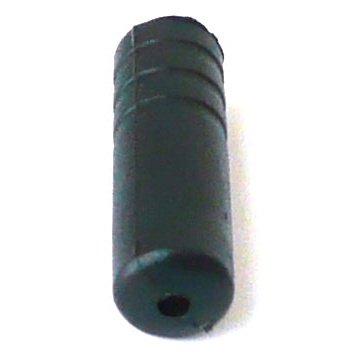 Plastic End Cap 4mm BLACK for Gear - 100/bottle