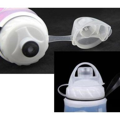 Polar Bottle Cap Cover - Transparent White, Dust & Mud Protection