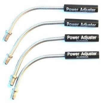 Power Adjuster Alhonga Cable Guide - Flexible Angle Noodle With Power Modulator Stainless Steel Silver BAG OF 4