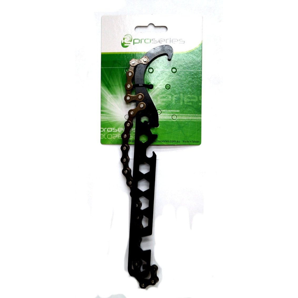 ProSeries Bikehand Freewheel Remover & Chain Whip Tool Set - Hex, Bottle Opener, Locking Wrench