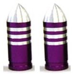 Purple Bullet Valve Cap - Eye-catching Design