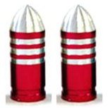 Red Bullet Valve Caps