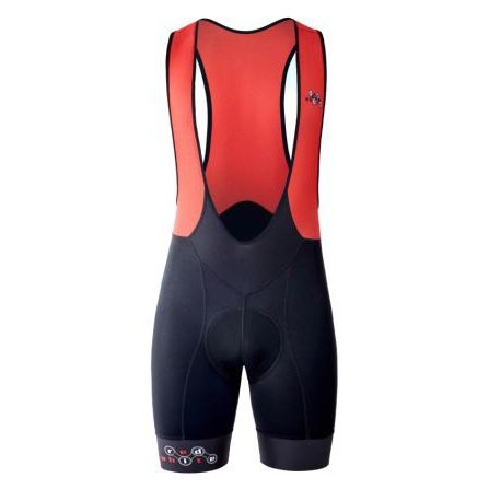 RedWhiteApparel Lycra Bib-Knicks - Black, Size S - Comfortable Cycling Bibs