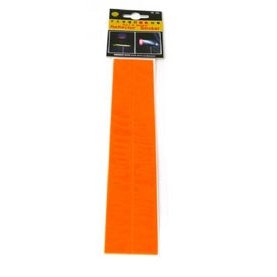 Reflective ORANGE Sticker - Safety Decal for Bikes, Helmets & More