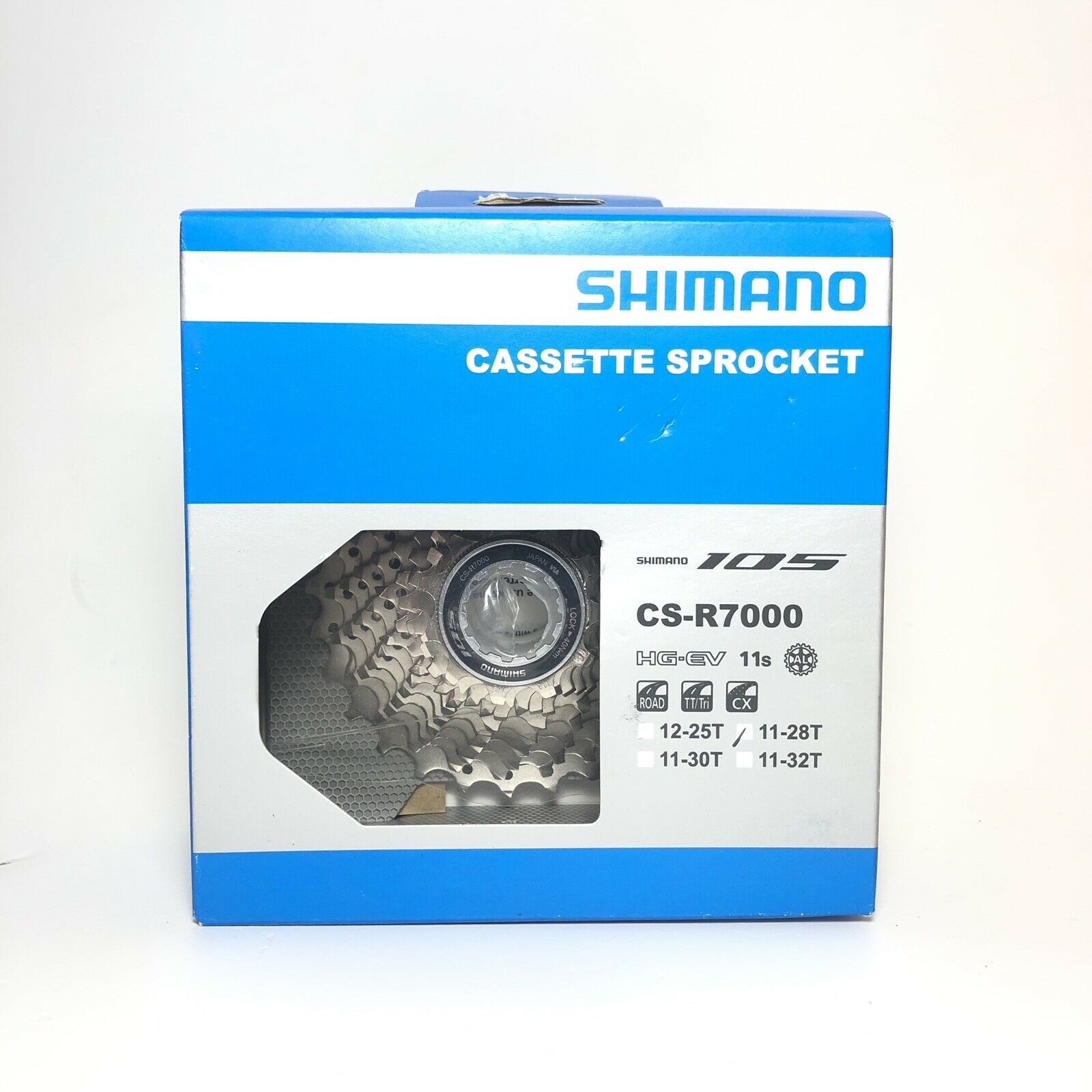 SHIMANO 105 CS-R7000 11-28T 11 Speed Cassette Bike Cog Gears Sprocket