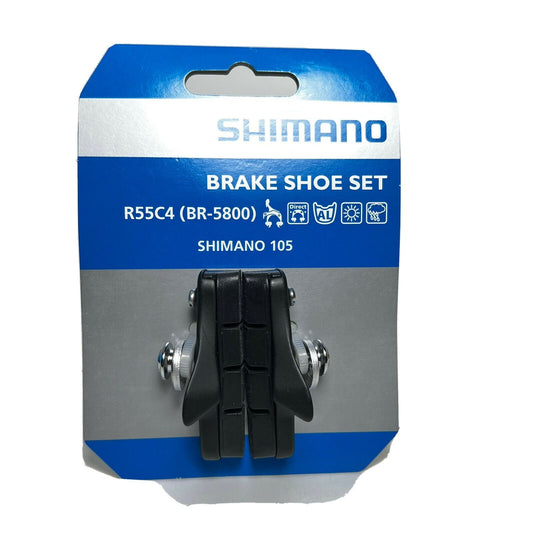 SHIMANO BR-5800 Alloy Brake Shoes 105 Ultegra Black Cartridge Set 1 Pair