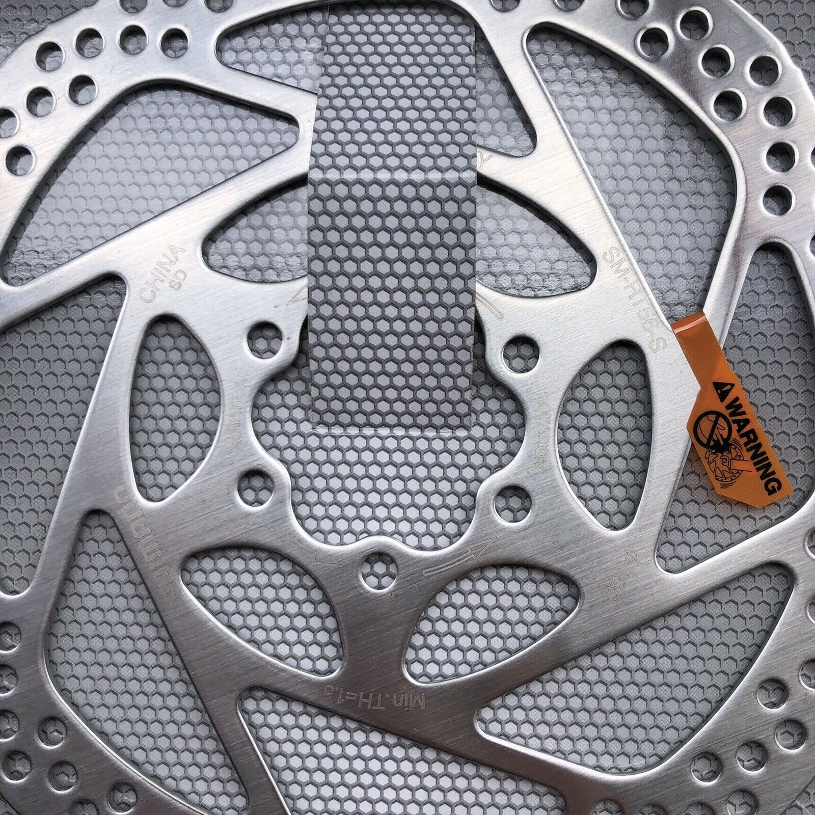 SHIMANO SM-RT56 Disc Brake Rotor Stainless 6-Bolt 6" Inch 160mm Discs Bike Part