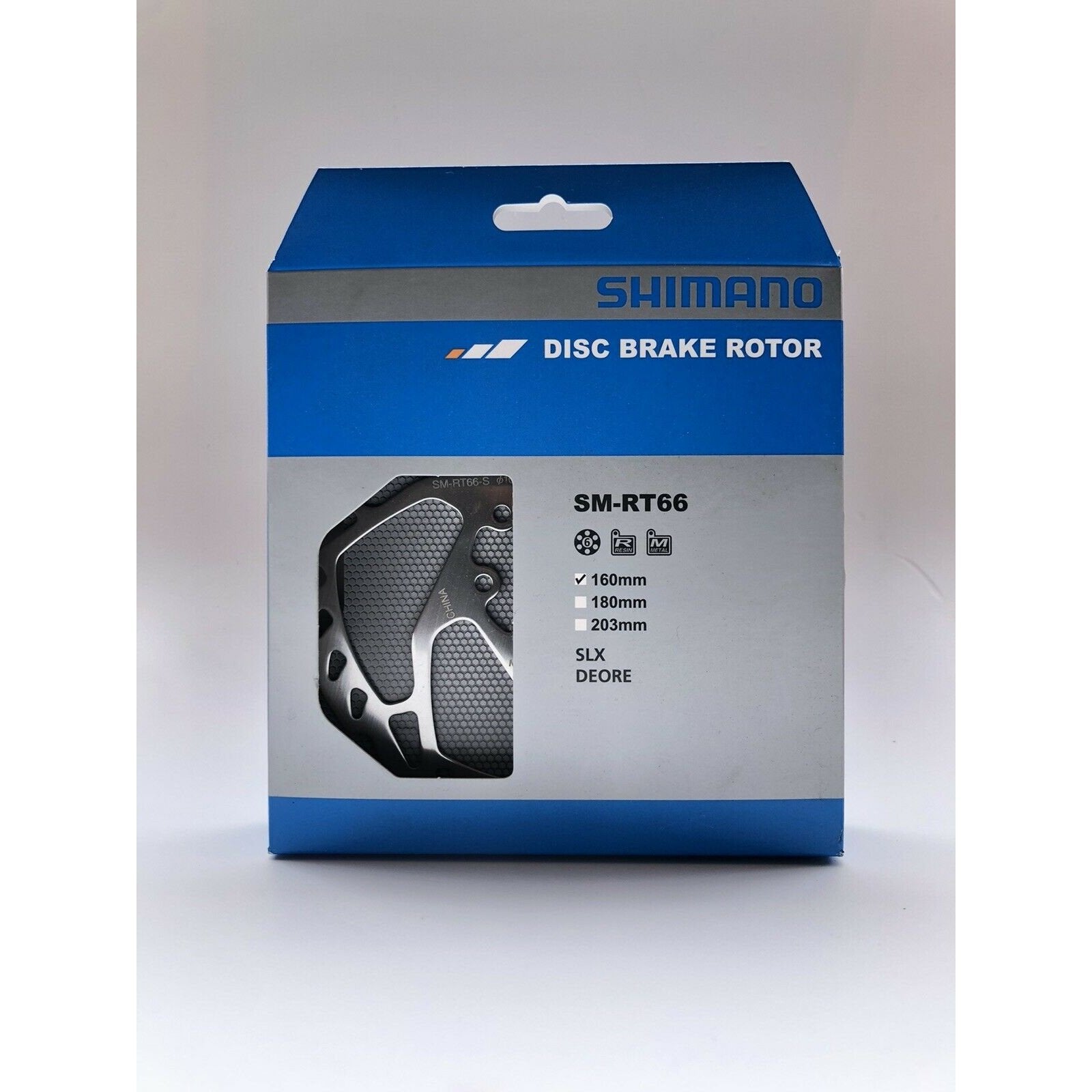 SHIMANO SM-RT66 SLX Disc Brake Rotor Stainless 6-Bolt 6" Inch 160mm Deore